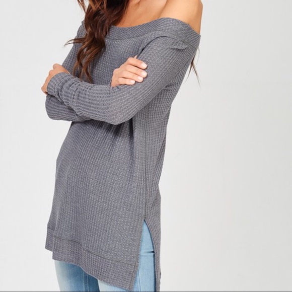 CLEARANCE-FIRM‼️Off the Shoulder Top - Picture 2 of 3